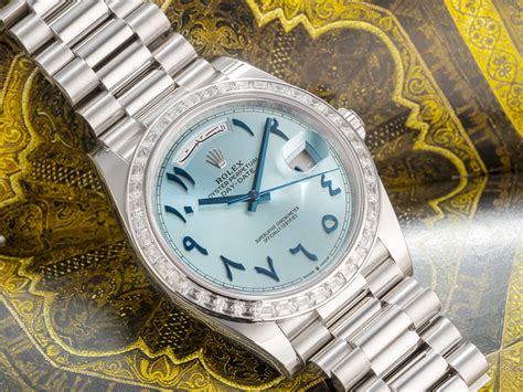 rolex with arabic dials